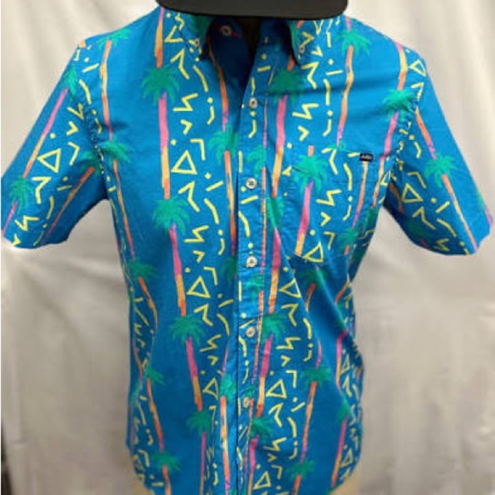 Chubbies Blue Tropical Shirt